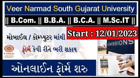 vnsgu admission 2023 24.